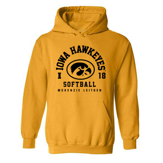 Iowa - NCAA Softball : McKenzie Leitgen - Classic Fashion Shersey Hooded Sweatshirt-0