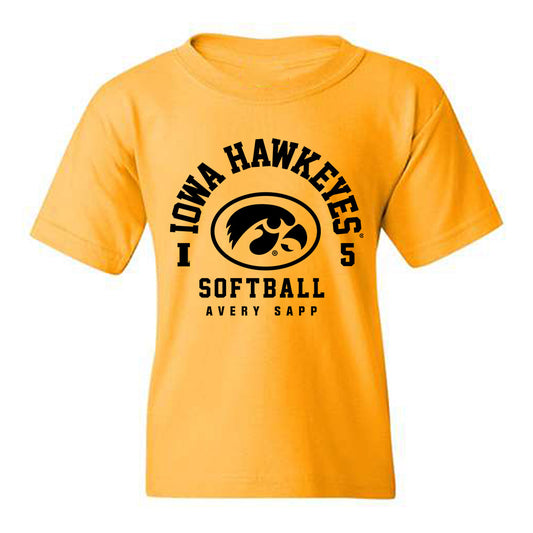 Iowa - NCAA Softball : Avery Sapp - Classic Fashion Shersey Youth T-Shirt-0