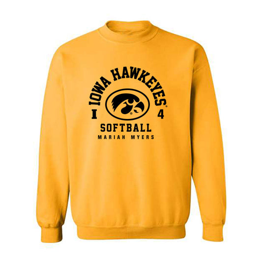 Iowa - NCAA Softball : Mariah Myers - Classic Fashion Shersey Crewneck Sweatshirt-0