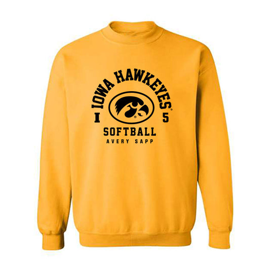 Iowa - NCAA Softball : Avery Sapp - Classic Fashion Shersey Crewneck Sweatshirt-0