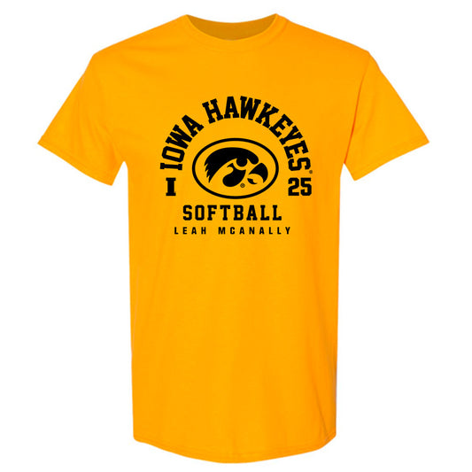 Iowa - NCAA Softball : Leah McAnally - Classic Fashion Shersey T-Shirt-0