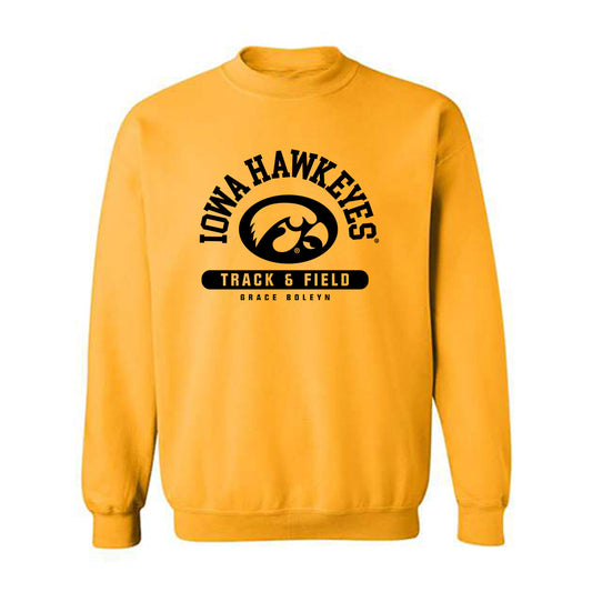 Iowa - NCAA Women's Track & Field : Grace Boleyn - Classic Fashion Shersey Crewneck Sweatshirt-0