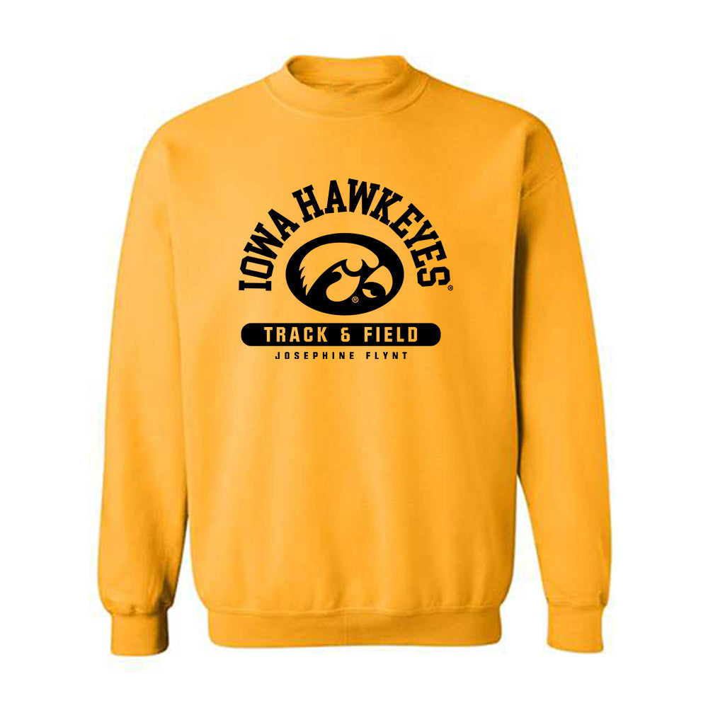 Iowa - NCAA Women's Track & Field : Josephine Flynt - Classic Fashion Shersey Crewneck Sweatshirt-0