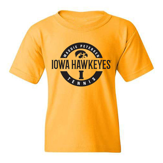 Iowa - NCAA Women's Tennis : Maddie Petersen - Classic Fashion Shersey Youth T-Shirt-0