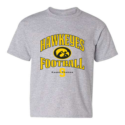 Iowa - NCAA Football : Kasen Thomas - Classic Fashion Shersey Youth T-Shirt-0