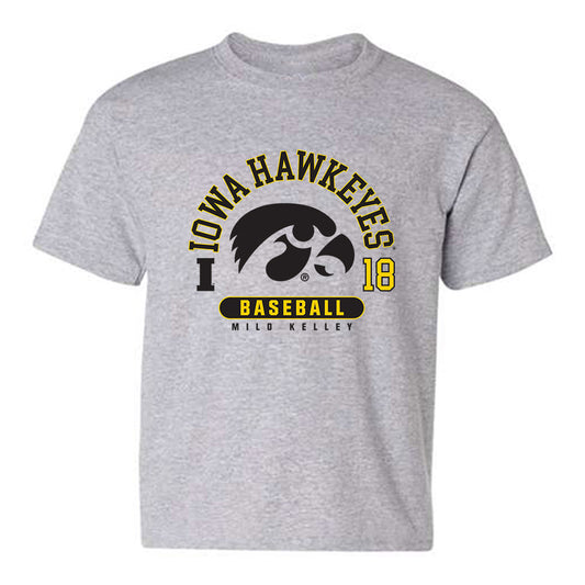 Iowa - NCAA Baseball : Milo Kelley - Youth T-Shirt-0