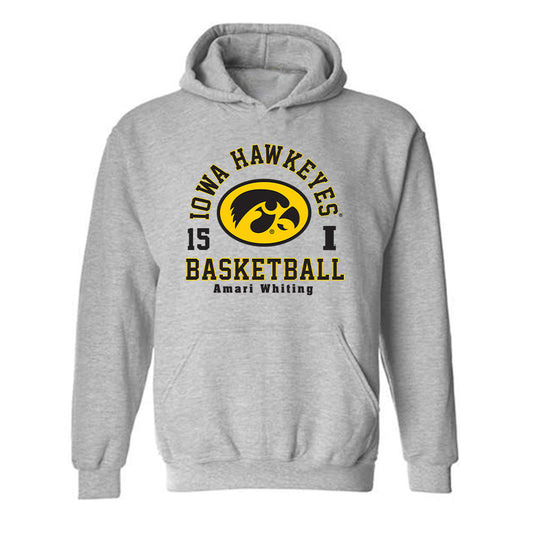 Iowa - NCAA Women's Basketball : Amari Whiting - Classic Fashion Shersey Hooded Sweatshirt-0