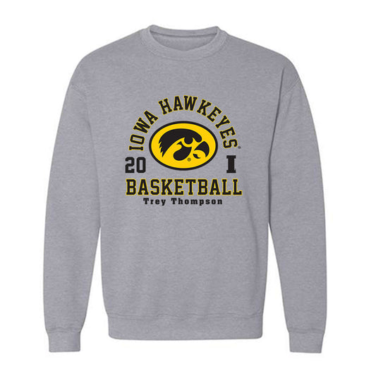 Iowa - NCAA Men's Basketball : Trey Thompson - Classic Fashion Shersey Crewneck Sweatshirt-0