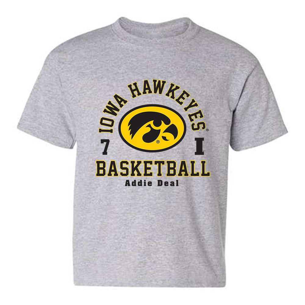 Iowa - NCAA Women's Basketball : Addie Deal - Classic Fashion Shersey Youth T-Shirt-0