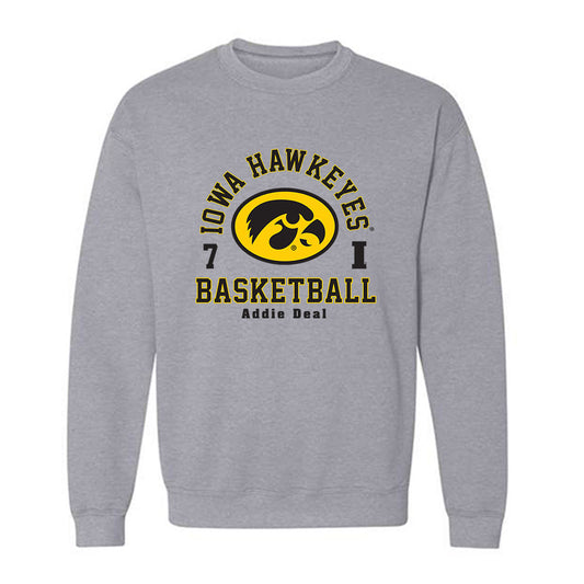 Iowa - NCAA Women's Basketball : Addie Deal - Classic Fashion Shersey Crewneck Sweatshirt-0