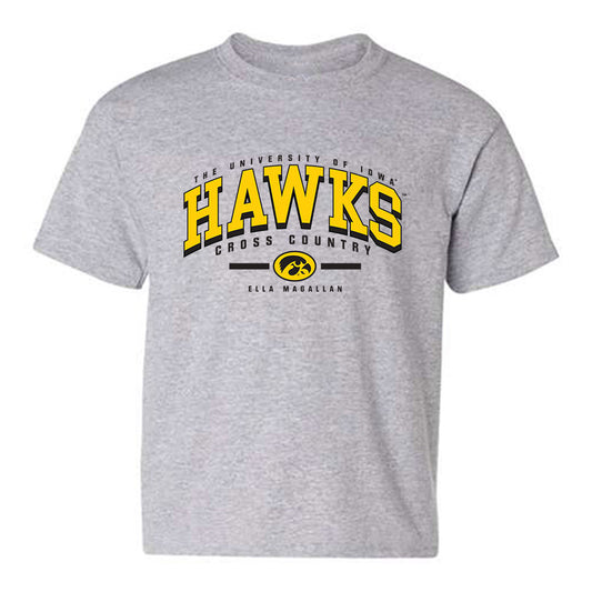 Iowa - NCAA Women's Cross Country : Ella Magallan - Youth T-Shirt-0