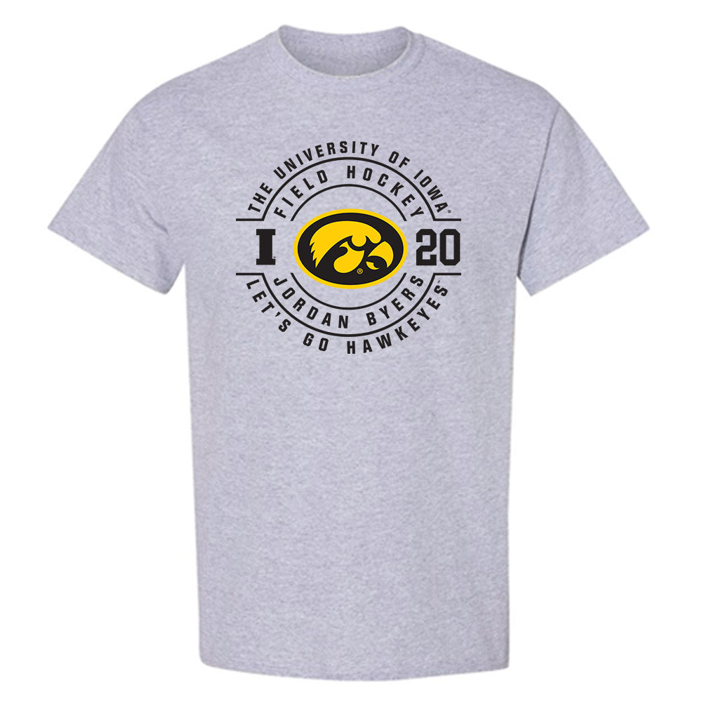 Iowa - NCAA Women's Field Hockey : Jordan Byers - T-Shirt-0