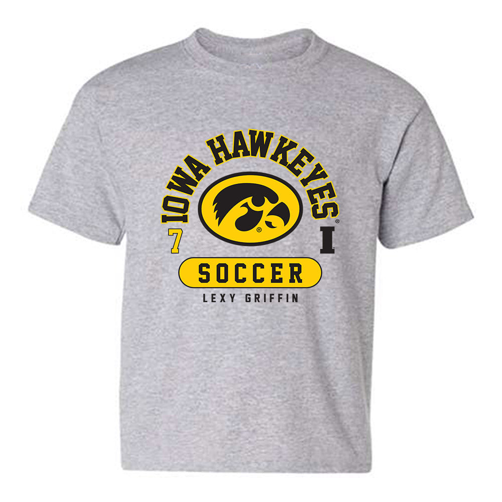 Iowa - NCAA Women's Soccer : Lexy Griffin - Youth T-Shirt-0