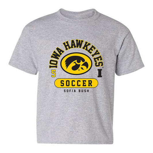 Iowa - NCAA Women's Soccer : Sofia Bush - Youth T-Shirt-0