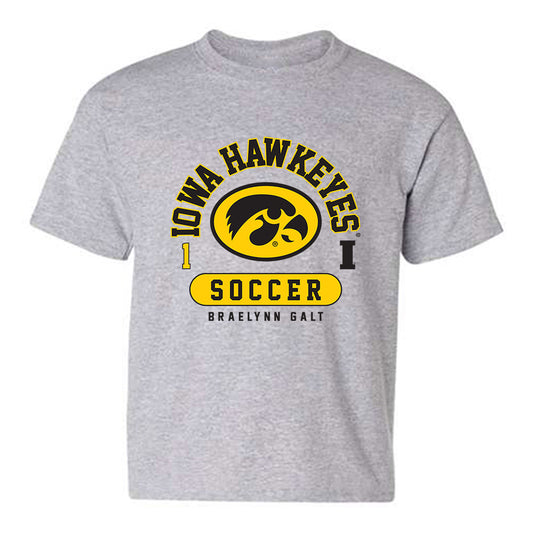 Iowa - NCAA Women's Soccer : Braelynn Galt - Youth T-Shirt-0