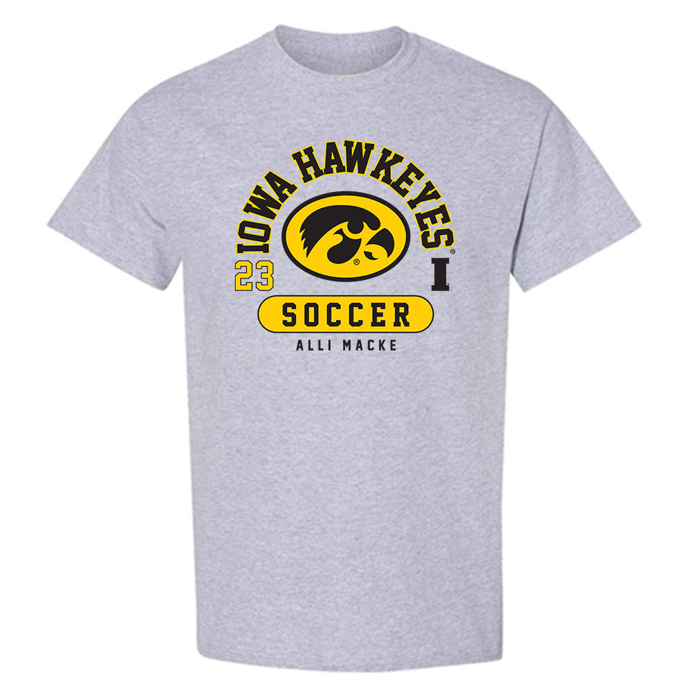 Iowa - NCAA Women's Soccer : Alli Macke - T-Shirt-0