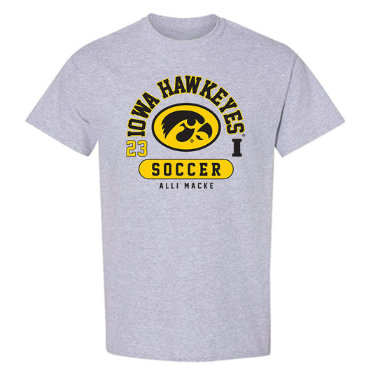 Iowa - NCAA Women's Soccer : Alli Macke - T-Shirt-0