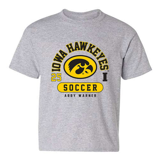 Iowa - NCAA Women's Soccer : Abby Warner - Youth T-Shirt-0