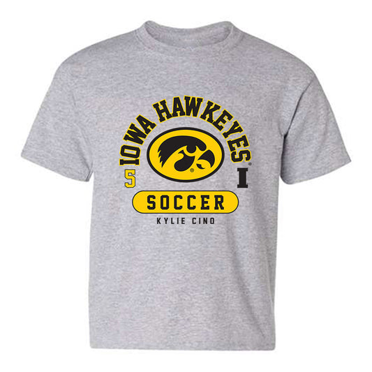 Iowa - NCAA Women's Soccer : Kylie Cino - Youth T-Shirt-0