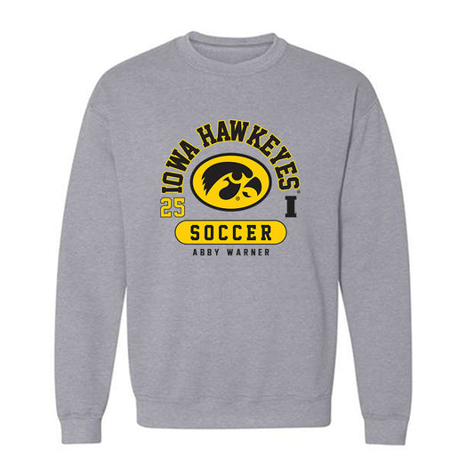Iowa - NCAA Women's Soccer : Abby Warner - Crewneck Sweatshirt-0