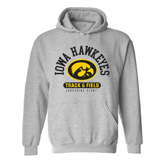 Iowa - NCAA Women's Track & Field : Josephine Flynt - Classic Fashion Shersey Hooded Sweatshirt-0