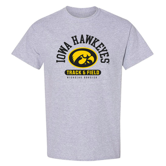 Iowa - NCAA Men's Track & Field : Nicholas Gorsich - Classic Fashion Shersey T-Shirt-0