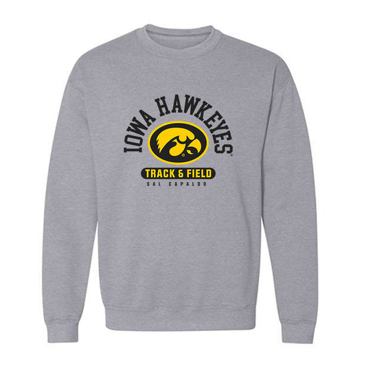Iowa - NCAA Men's Track & Field : Sal Capaldo - Classic Fashion Shersey Crewneck Sweatshirt-0