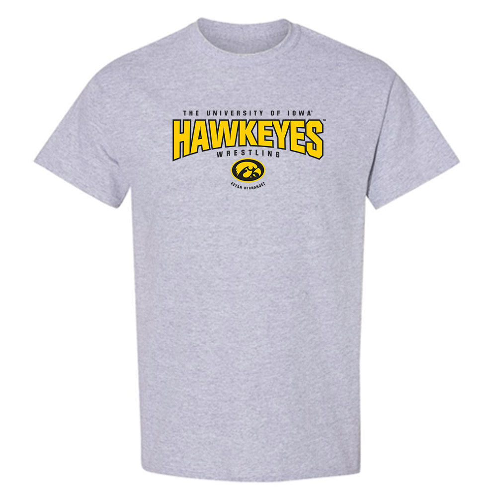 Iowa - NCAA Wrestling : Keyan Hernandez - Classic Fashion Shersey T-Shirt-0