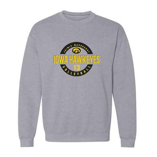 Iowa - NCAA Women's Volleyball : Jaimie Marquardt - Classic Fashion Shersey Crewneck Sweatshirt-0