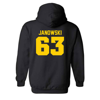 Iowa - NCAA Football : Josh Janowski - Classic Shersey Hooded Sweatshirt-1