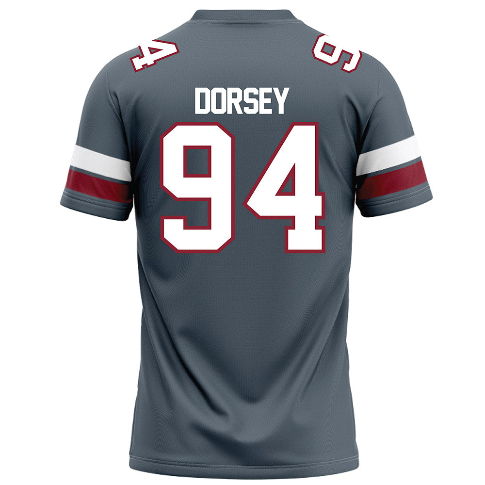 NCCU - NCAA Football : Gary Dorsey - Grey Football Jersey-1