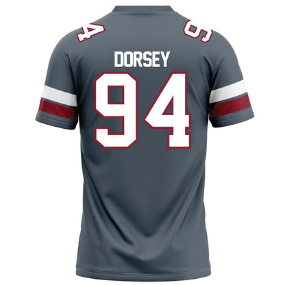 NCCU - NCAA Football : Gary Dorsey - Grey Football Jersey-1