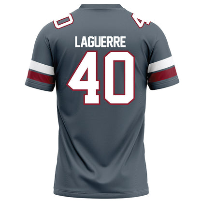 NCCU - NCAA Football : Jeremiah Laguerre - Grey Football Jersey-1