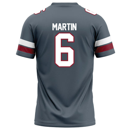 NCCU - NCAA Football : Jakarri Martin - Grey Football Jersey-1