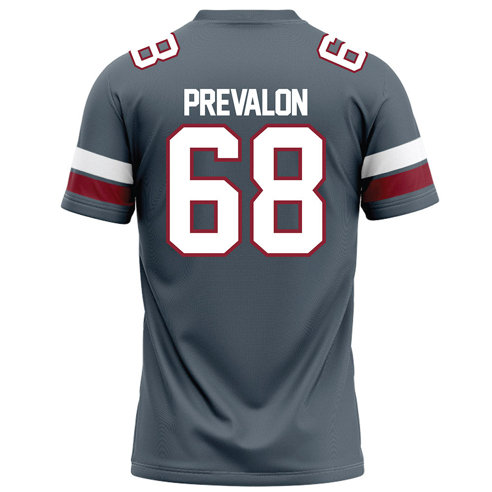 NCCU - NCAA Football : Anthony Prevalon - Grey Football Jersey-1