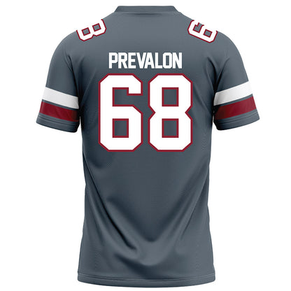 NCCU - NCAA Football : Anthony Prevalon - Grey Football Jersey-1