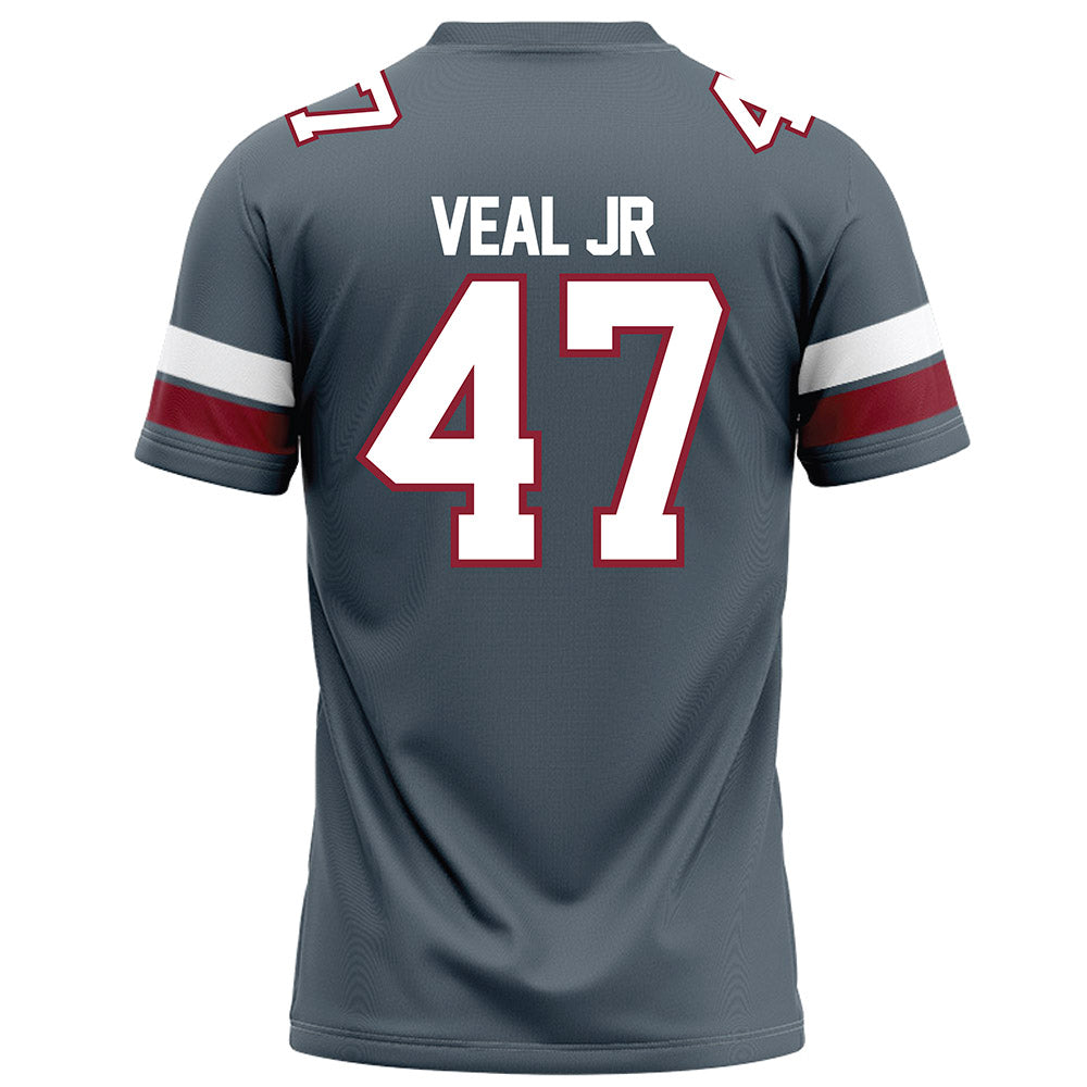 NCCU - NCAA Football : Darryl Veal Jr - Grey Football Jersey-1