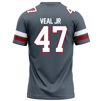 NCCU - NCAA Football : Darryl Veal Jr - Grey Football Jersey-1