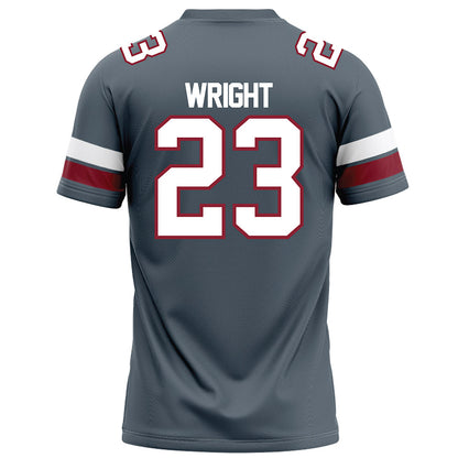 NCCU - NCAA Football : Jovon Wright - Grey Football Jersey-1