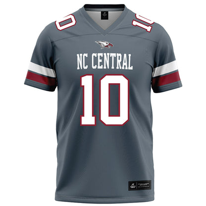 NCCU - NCAA Football : Joshua Jones - Grey Football Jersey-0