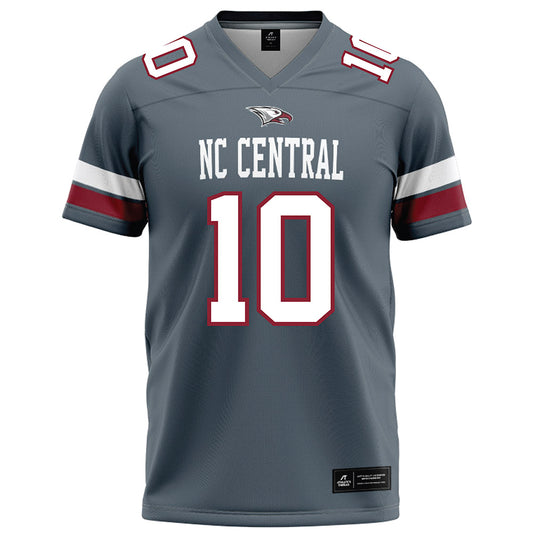 NCCU - NCAA Football : Joshua Jones - Grey Football Jersey-0