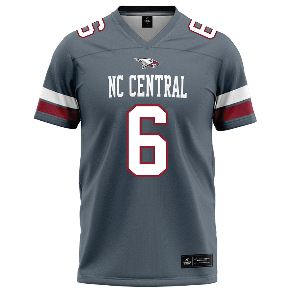 NCCU - NCAA Football : Jakarri Martin - Grey Football Jersey-0