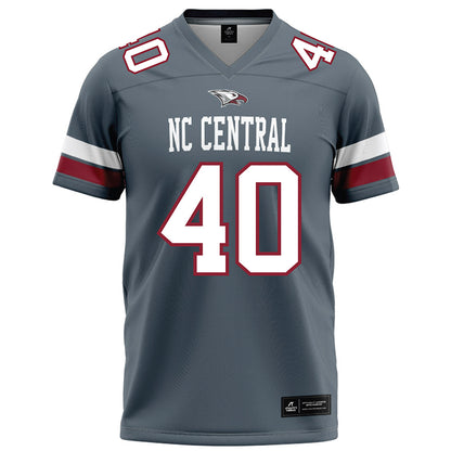 NCCU - NCAA Football : Jeremiah Laguerre - Grey Football Jersey-0