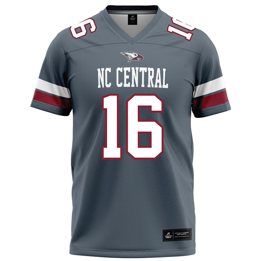 NCCU - NCAA Football : Zarion Walters - Grey Football Jersey-0