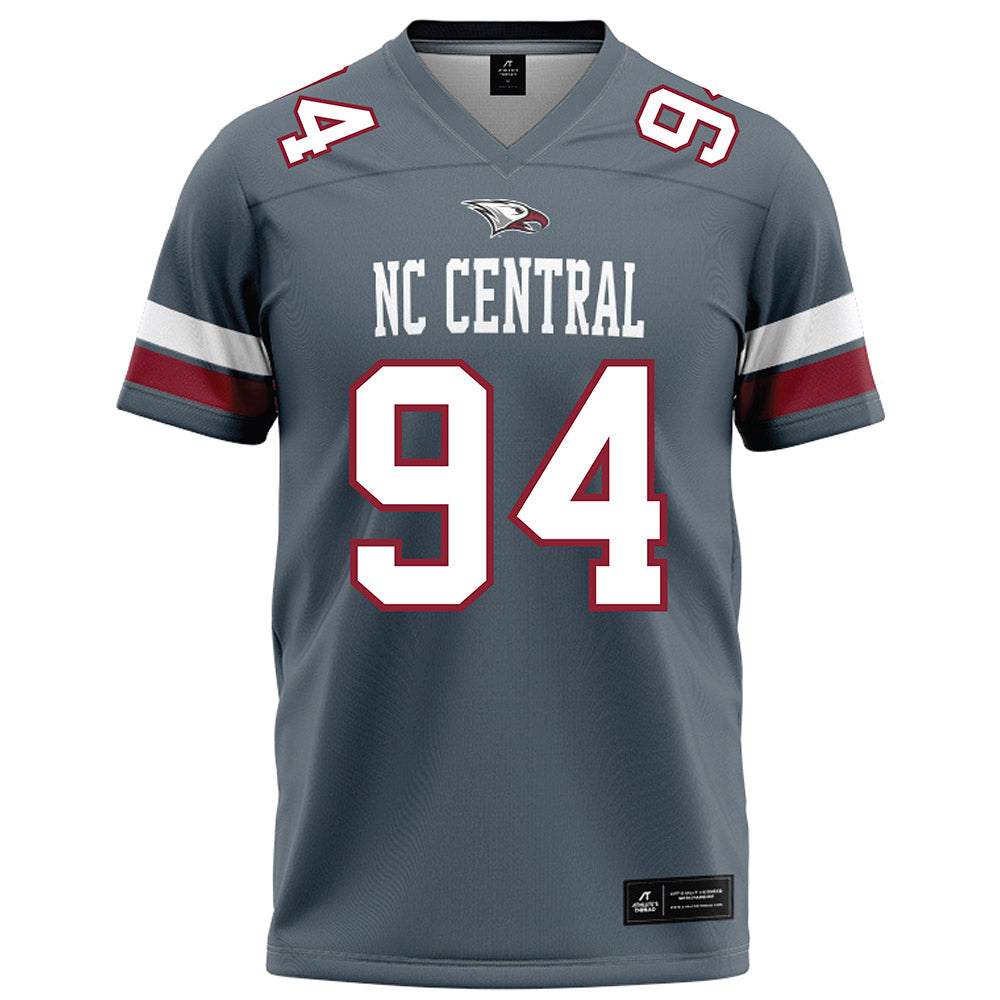 NCCU - NCAA Football : Gary Dorsey - Grey Football Jersey-0