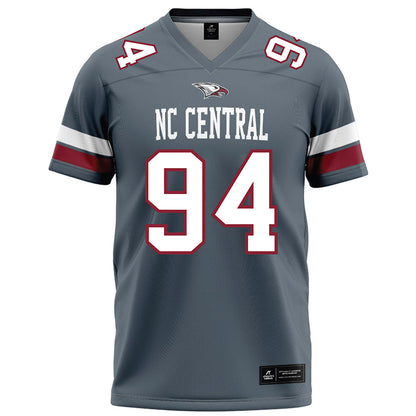 NCCU - NCAA Football : Gary Dorsey - Grey Football Jersey-0