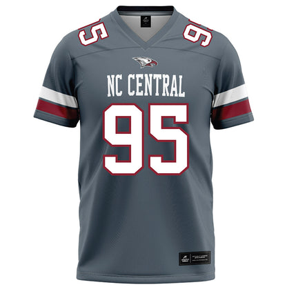 NCCU - NCAA Football : Elijah Clark - Grey Football Jersey-0