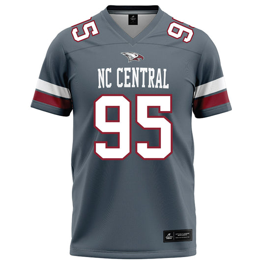 NCCU - NCAA Football : Elijah Clark - Grey Football Jersey-0