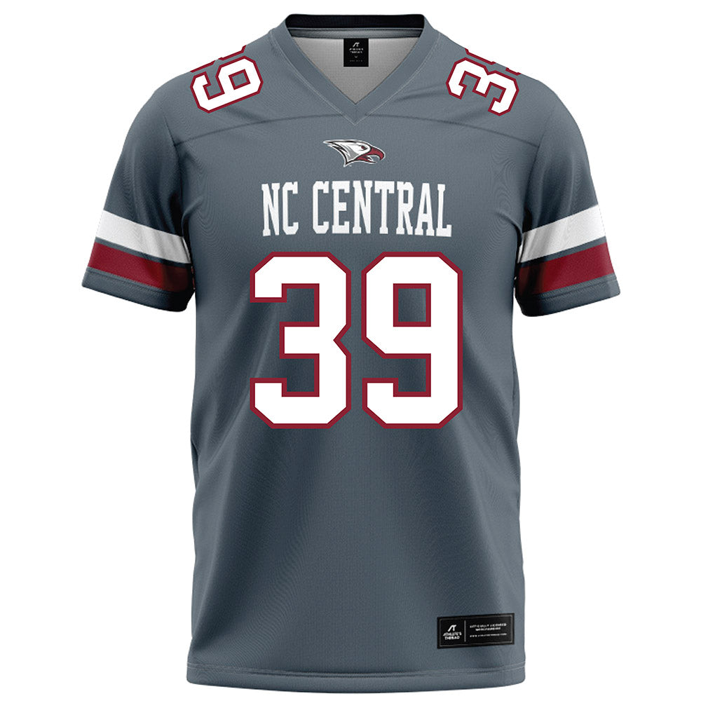 NCCU - NCAA Football : Rodney Lesane - Grey Football Jersey-0