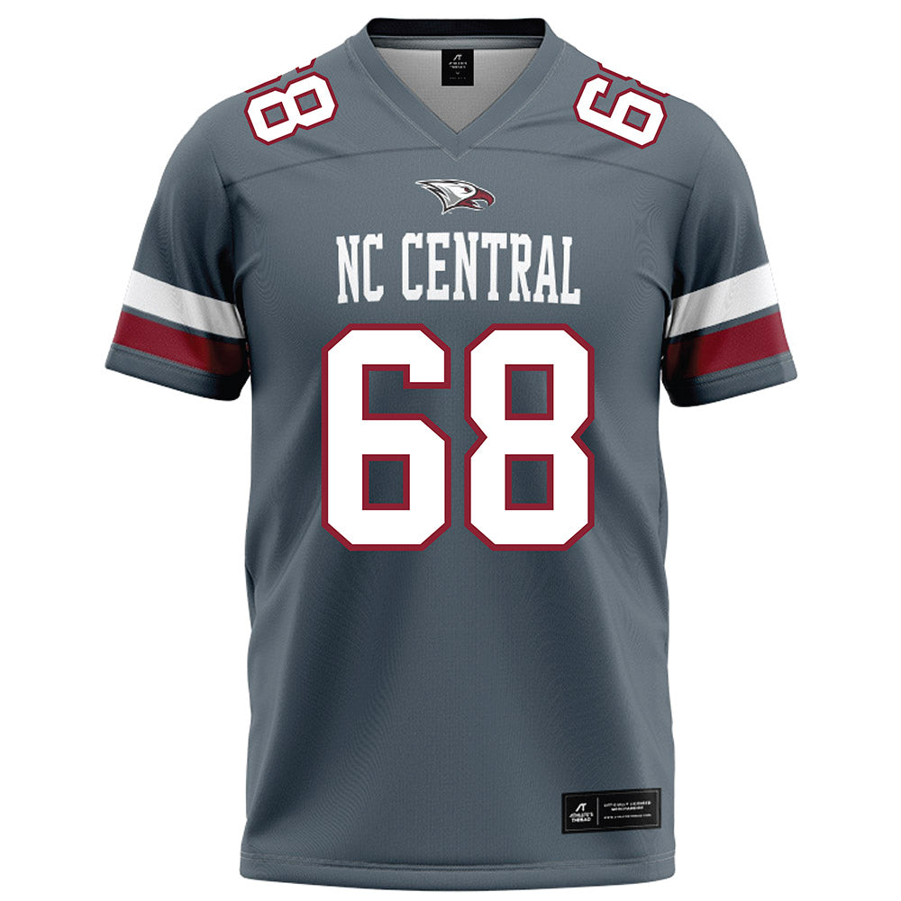 NCCU - NCAA Football : Anthony Prevalon - Grey Football Jersey-0